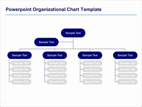 Powerpoint Hierarchy Chart Template