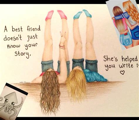 Best Friends Forever Bff Bilder 3 Madchen Gezeichnet - Test