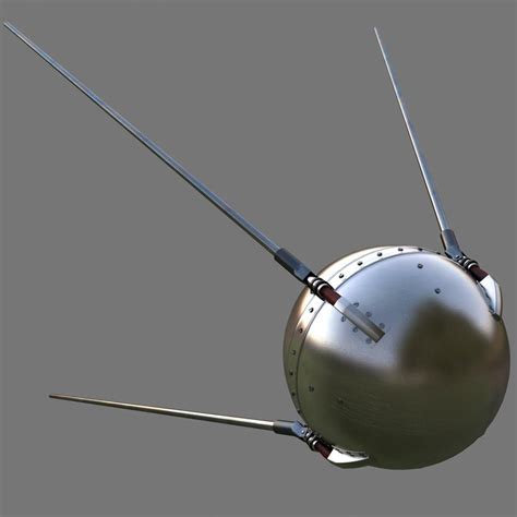 3d sputnik 1 model