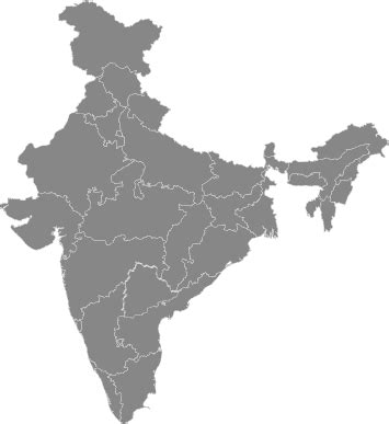 Editable Map Of India For Ppt - Map With Cities