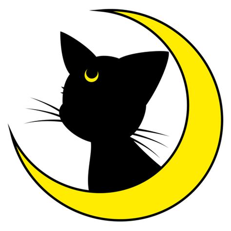 Luna Cat Sticker - Sailor Moon Fan Must-Have