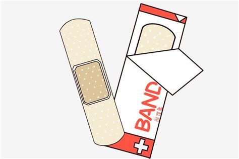 Band Aid PNG Picture, Medical Supplies Series Band Aid Cartoon ...