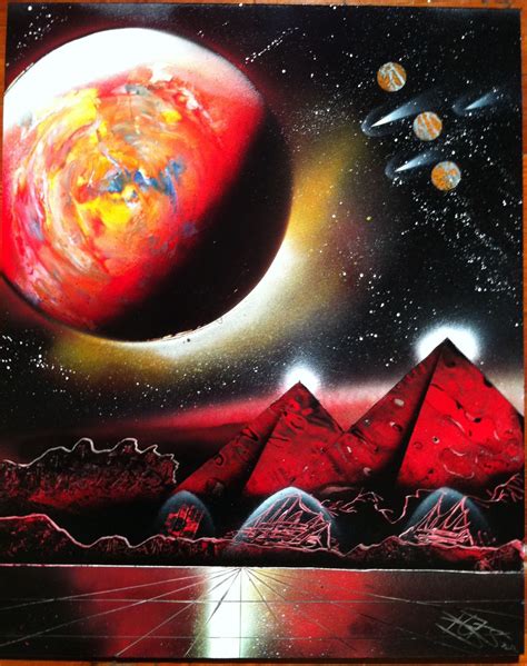 Pin by Markus Fussell on My Art from Outer Space | Spray paint art ...