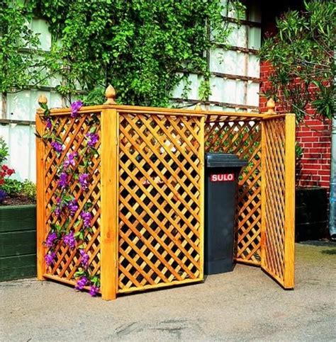 See here 14 great ideas to hide garbage and recycling container in your ...