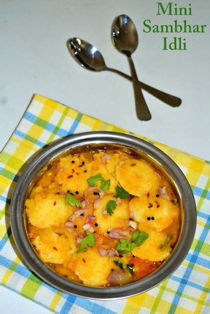 Mini Sambar Idli Recipe | Ghee Idli Sambar | South Indian Breakfast ...