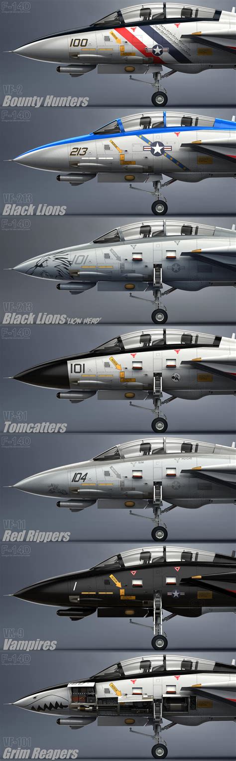 F-14D Squadrons by Siregar3D on DeviantArt