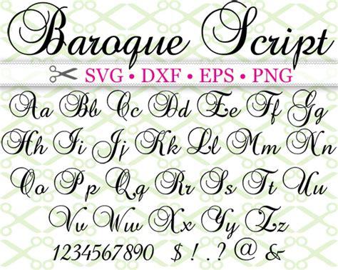 Pin on Script SVG Fonts