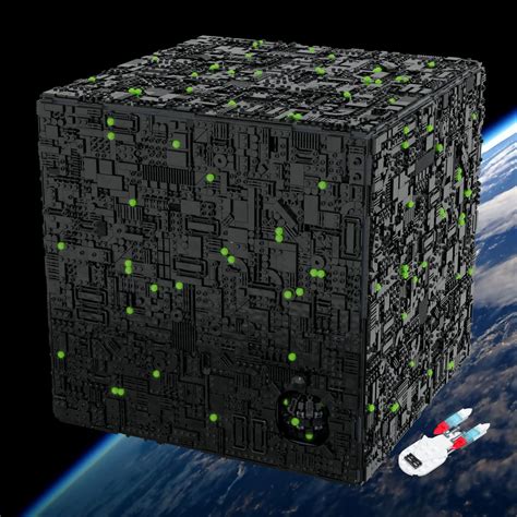 Star Trek fan creates amazing digital Lego Borg cube