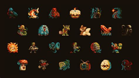 24x24 RPG Monster Set : r/PixelArt