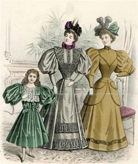 Victorian Fashion - 1893 to 1896 | 1890s fashion, Historical fashion ...