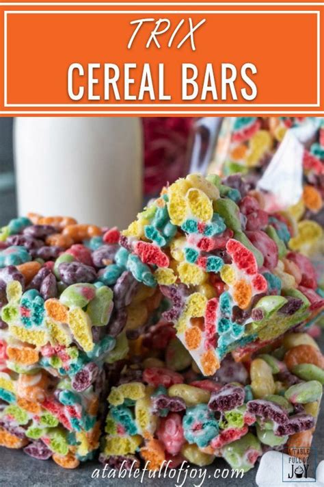 Trix cereal bars – Artofit