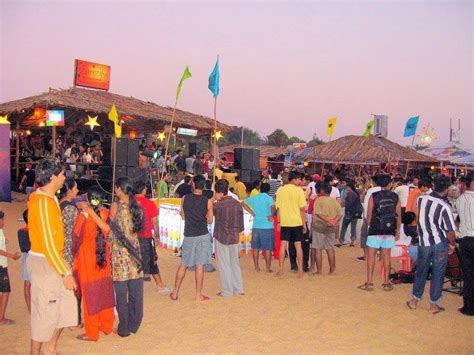 Baga Beach Nightlife in Goa India | Goa india, Goa, India