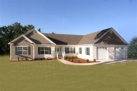 modular home garage | Ranch style homes, Modular home builders, Modular ...