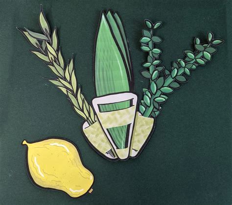 Sukkot Craft and Printable Toy LULAV and Etrog Set for Kids - Etsy ...