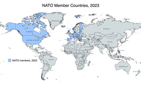 North Atlantic Treaty Organization (NATO)/NATO Map | Mappr