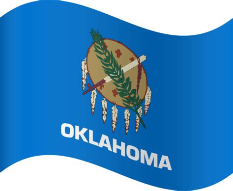 Vector Country Flag of Oklahoma - Waving | Vector Countries Flags of ...