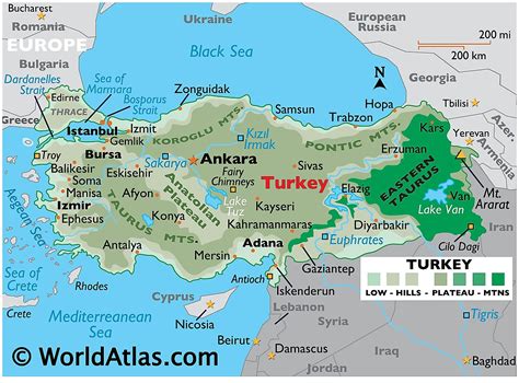 Turkey Maps & Facts - World Atlas