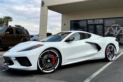 Chevrolet Corvette C8 Stingray White Forgiato Affilato-ECL Wheel ...