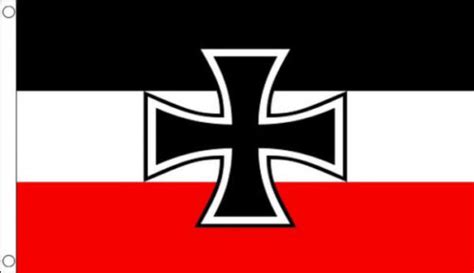 5' x 3' German Iron Cross Flag Imperial Empire Germany Military WW1 ...