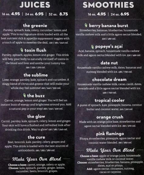 Nekter Juice Bar Menu, Menu for Nekter Juice Bar, Centennial, Denver ...