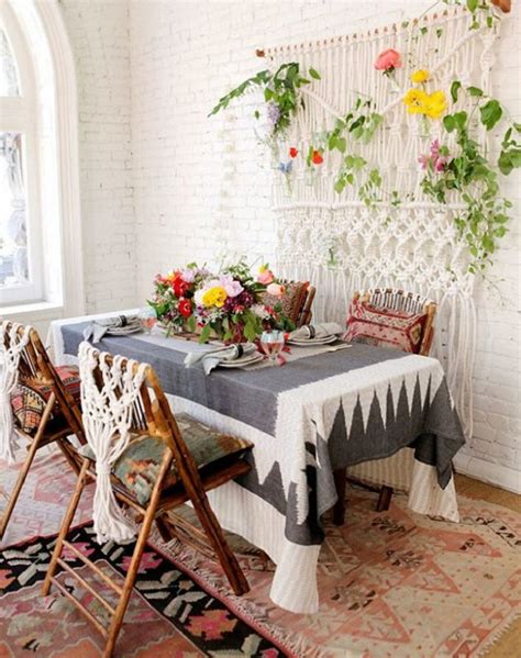 Desain Ruang Makan Kecil, Boho Style Dining Room yang Sempurna ...