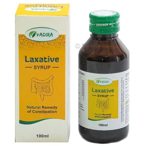 Vadira Laxative Syrup: Buy bottle of 100.0 ml Syrup at best price in ...