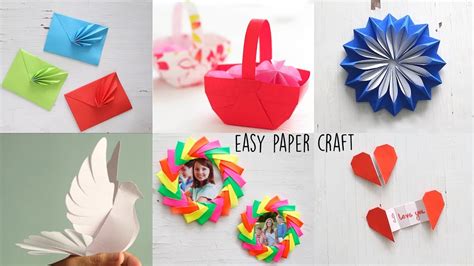 5 Best Paper Crafts | DIY Paper Craft | Ventuno Art - YouTube