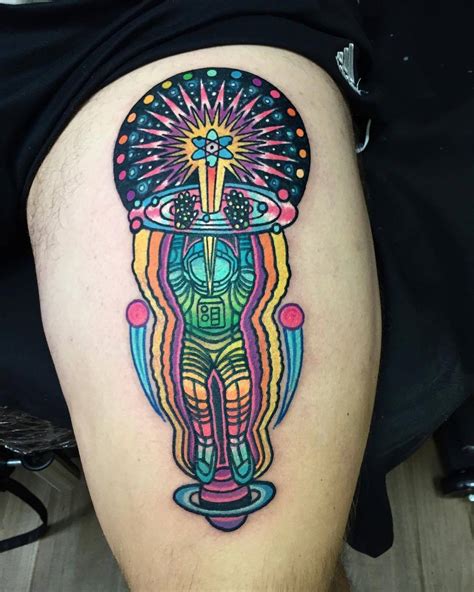 Raro82's acid colors psychedelic tattoos | iNKPPL