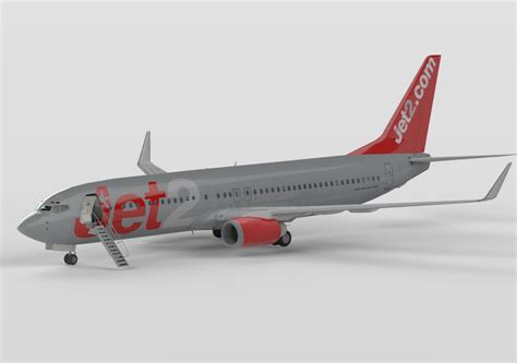 Boeing 737-800 in Jet2 Grey Livery | CGTrader