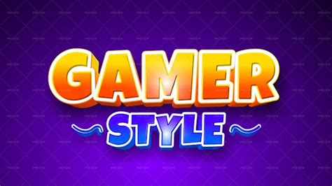 Gamer Style Text Effect - Graphics | Motion Array