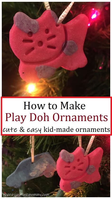 Play Doh Ornaments | There's Just One Mommy