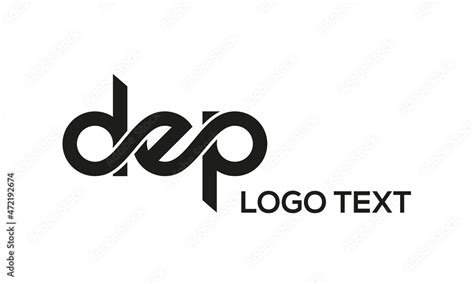 Letter DEP creative logo design vector Stock Vector | Adobe Stock