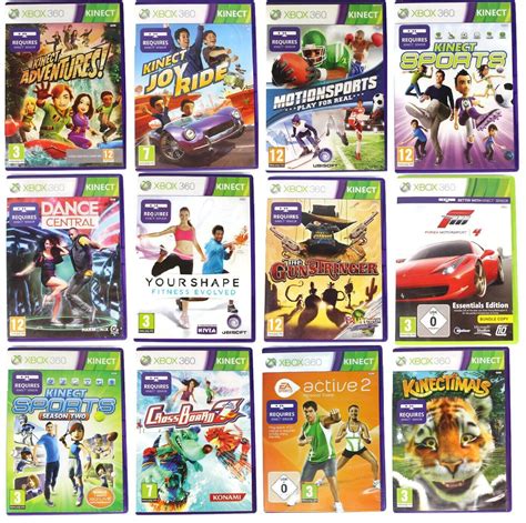 Xbox 360 Kinect Games - Multi Listing - Kinect Sports Adventures Dance ...