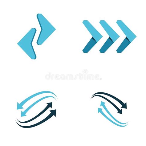 Arrow logo design stock vector. Illustration of concept - 124920570