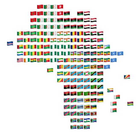 Africa Emoji Flag Map Minefield Quiz - By ryan14