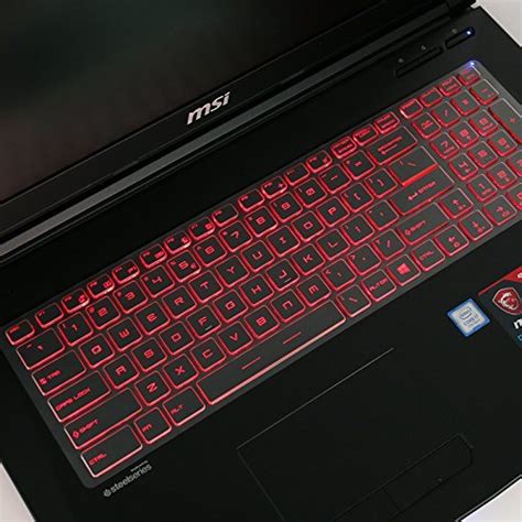 For MSI Gaming Laptop Keyboard Cover for 15.6" MSI GP65 GL65 GF62 GP62 ...