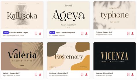 19+ Best Serif Fonts for Clean & Elegant Logo Design