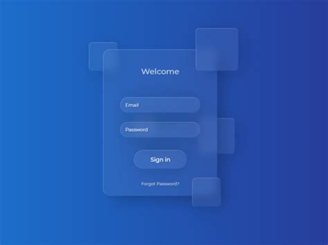 Glass Morphism Effects Login Form HTML CSS by Animation Coding on Dribbble