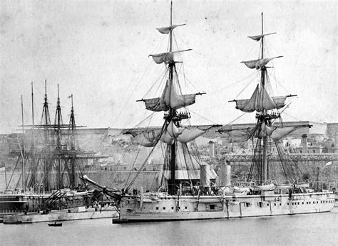 Temeraire (1876) | Royal navy ships, Hms temeraire, Old sailing ships