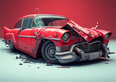 Red car crash – David Bradley