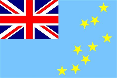 Tuvalu Flag 5'x3' : Amazon.co.uk: Garden