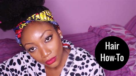 How To: Afro Puff on 4C Hair | Un-ruly