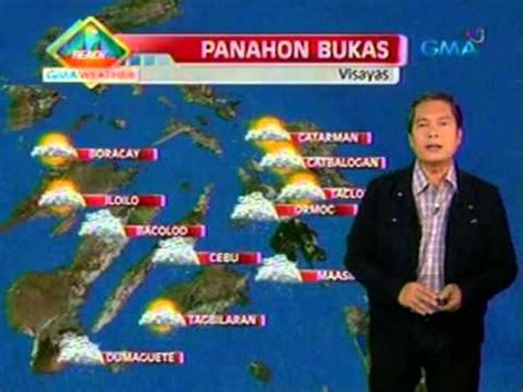 24 Oras: Weather update as of 7:00 p.m. (October 12, 2012) - video ...