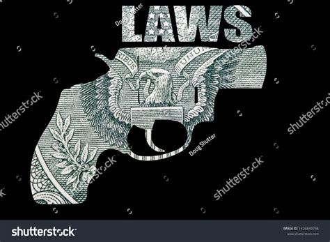 Gun Laws United States America Money Stock Photo 1426849748 | Shutterstock