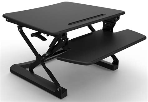 Rapid Riser Black Height Adjustable Sit Stand Desk | Office Stock