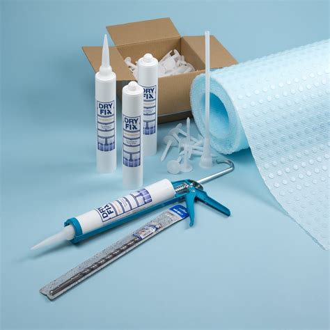 DryFix Approved DPC Cream Damp Proofing Membrane Kit x 4 380ml