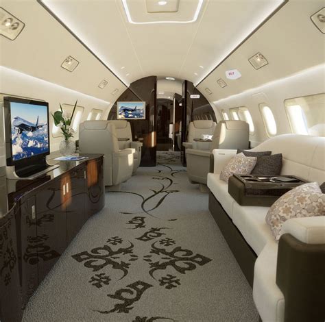 Beautiful private jet interior - Slaylebrity