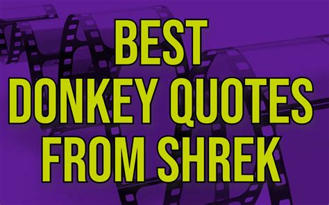 Funny Donkey Quotes: Waffles & Onions With Layers In Shrek - FilmDaft