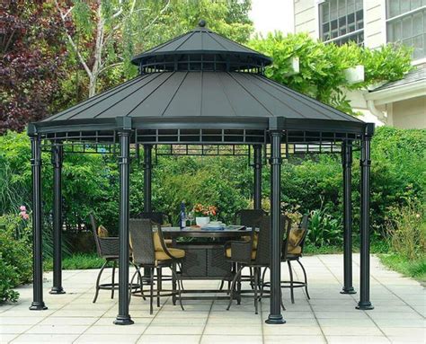 36 Spectacular Hardtop Gazebo Ideas | Pergola patio, Patio gazebo ...