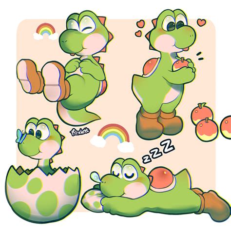 Yoshi by foxlett on DeviantArt